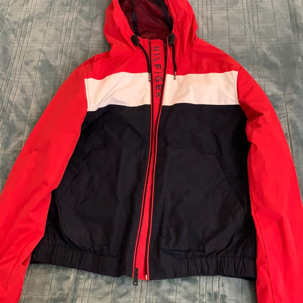 Tommy Hilfiger windbreaker full zip up jacket